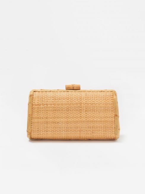 Bona Wicker Clutch | J.McLaughlin