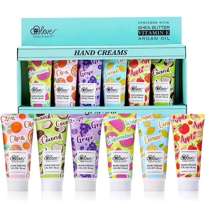 Amazon.com : Hand Cream Gift Set - Hand Lotion Shea Butter Hand Cream for Dry Crack Hands, Travel... | Amazon (US)
