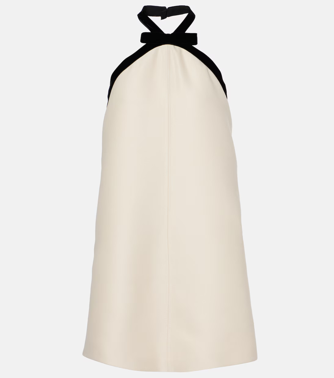 Bow-detail wool and silk crêpe minidress | Mytheresa (US/CA)