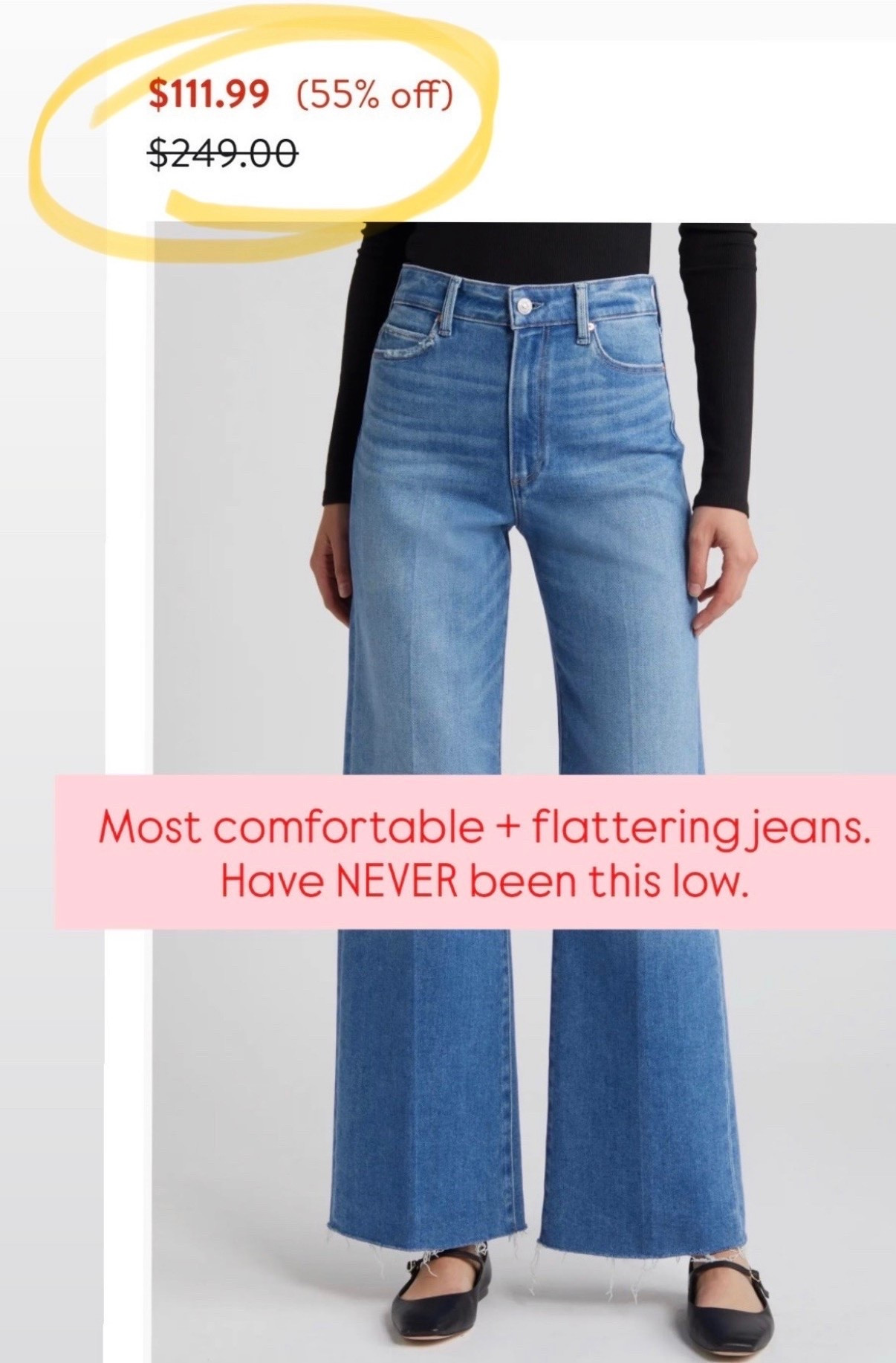 Crazy good deal - these are the best jeans!
I linked the same style in more colors (which are full price)

Jeans
Denim

#LTKSaleAlert