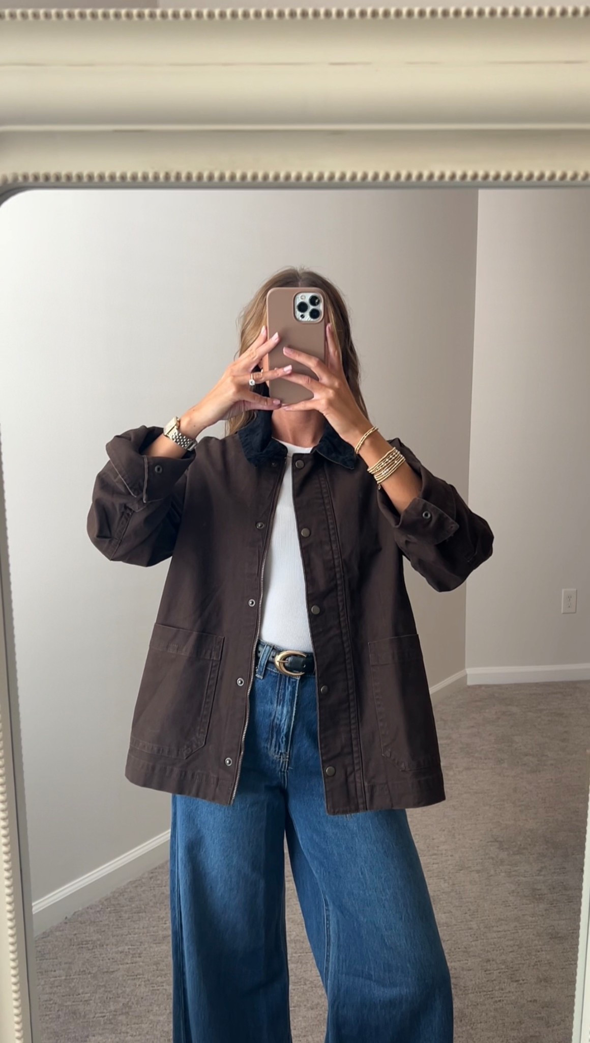 Barn jacket outfit idea! 

#LTKStyleTip #LTKFindsUnder50 #LTKSeasonal