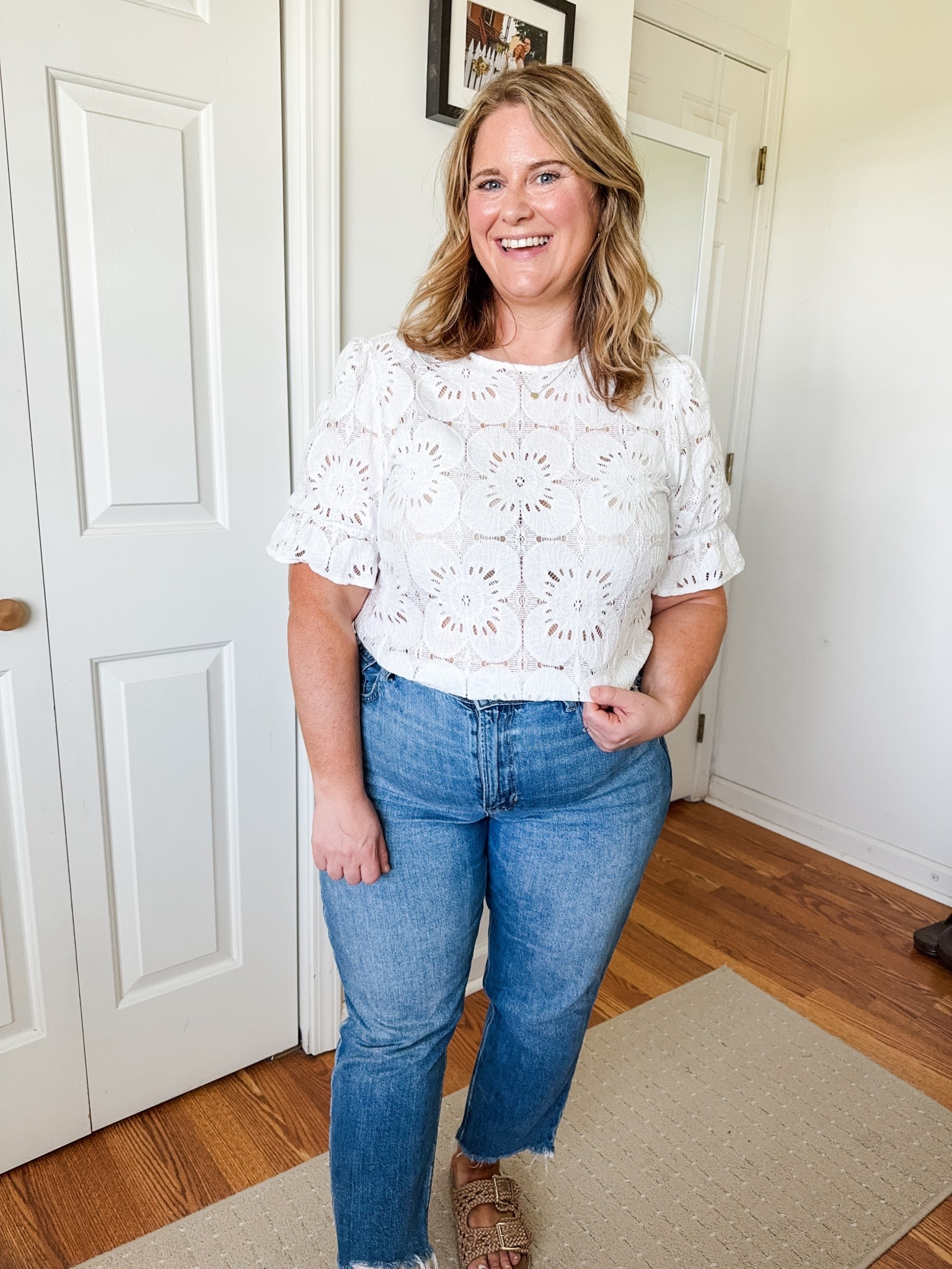 Wearing an XL in the Amazon top and a 14 x-short in jeans.  Jeans go in and out of stock so linking a few other pairs as well.  

#LTKMidsize #LTKFindsUnder50 #LTKSeasonal
