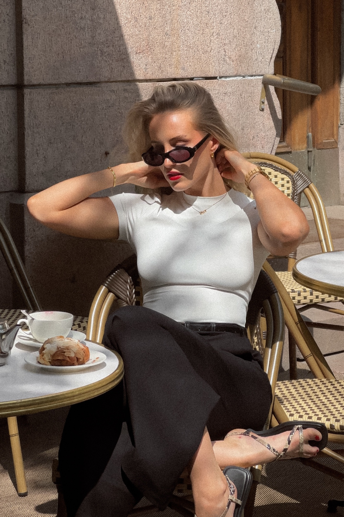 Minimalistic Summer coffee shop outfit 🫖 

#LTKStyleTip #LTKShoeCrush #LTKTravel