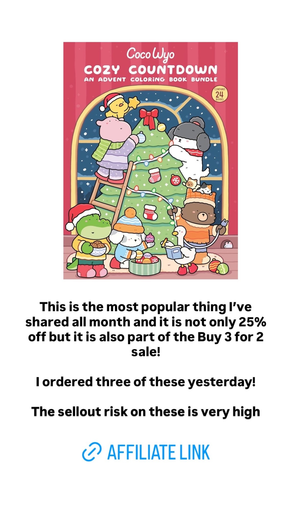 This is the most popular thing I’ve shared all month and it is not only 25% off but it is also part of the Buy 3 for 2 sale! 

I ordered three of these yesterday! 

The sellout risk on these is very high