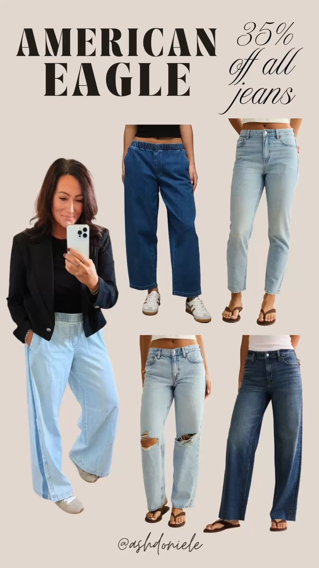 35-50% off all @American Eagle Outfitters jeans!

#LTKootd #LTKSeasonal #LTKSaleAlert