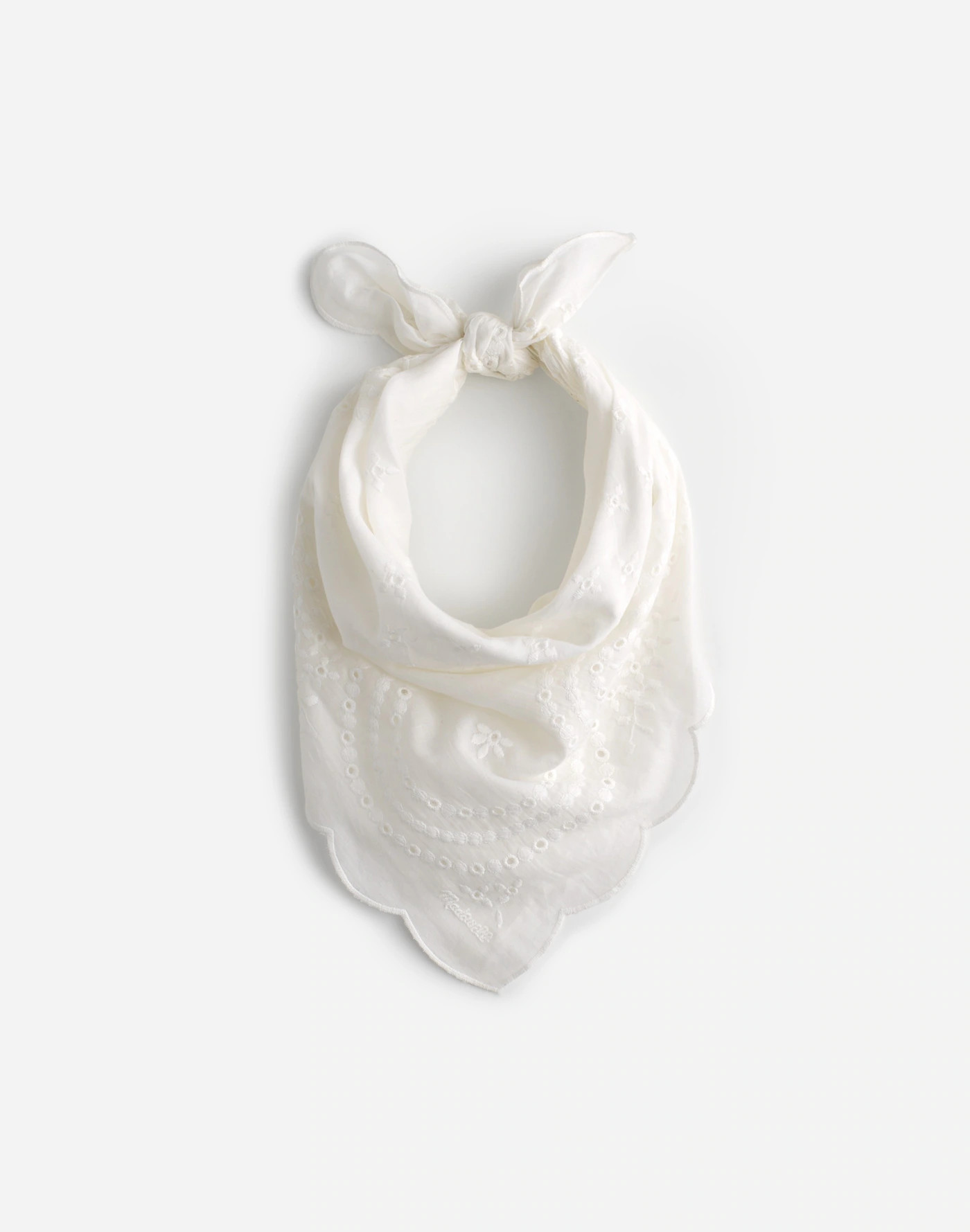 Organic Cotton Eyelet Bandana | Madewell | Madewell