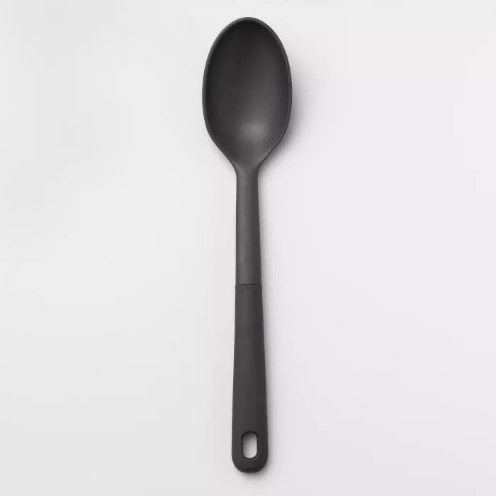 Nylon Cooking Solid Spoon with Soft Grip - Made By Design™ | Target