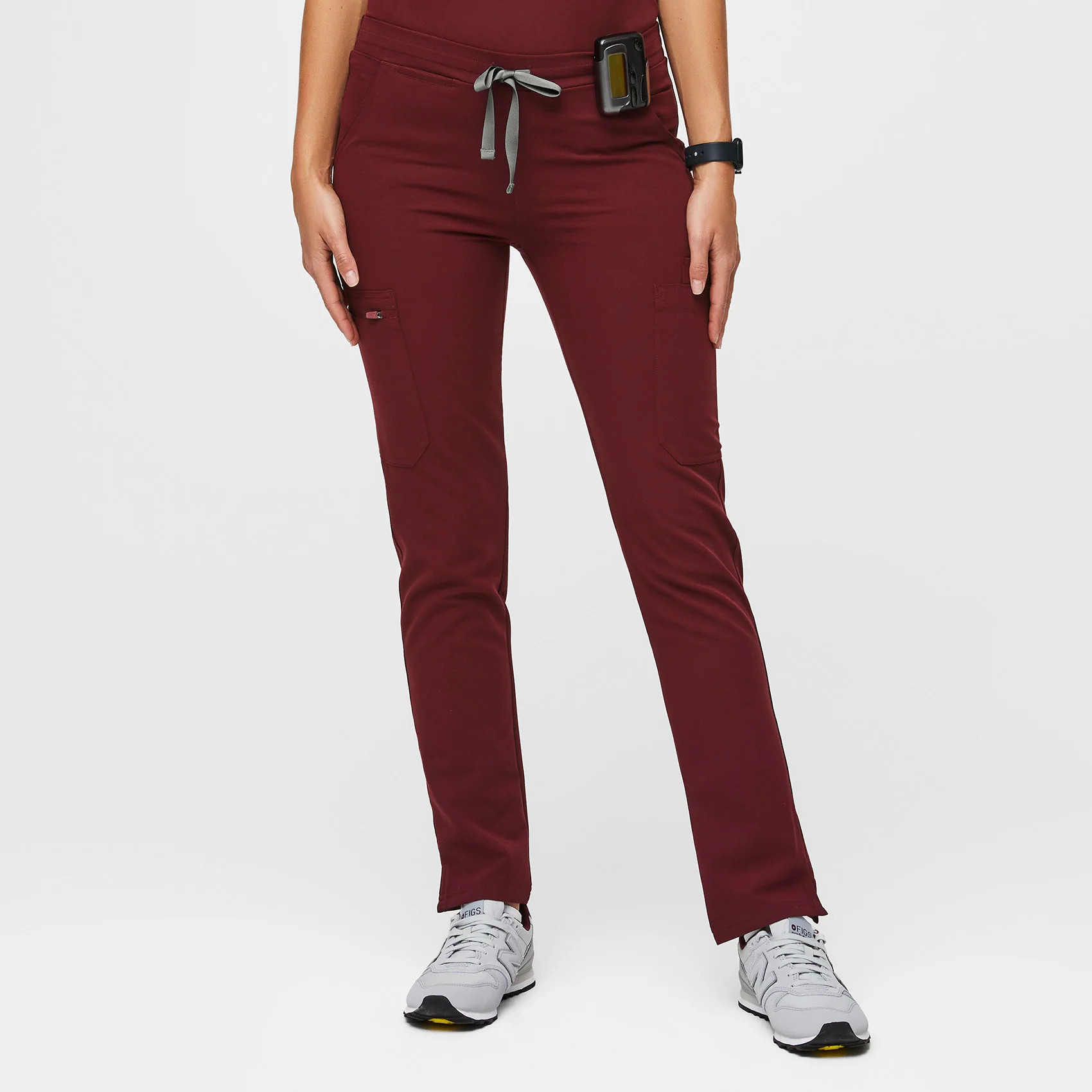 Women's Yola Skinny Scrub Pants™ - Burgundy · FIGS | FIGS