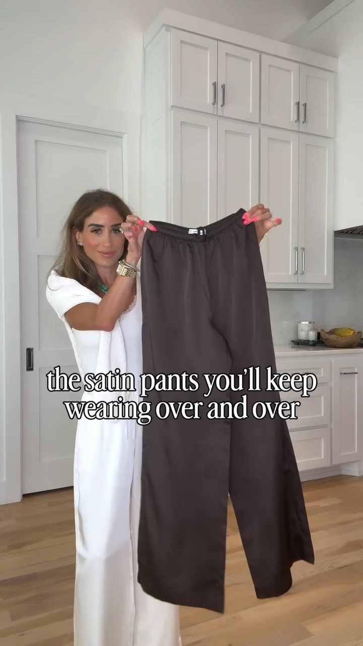 I can’t stop wearing these trending satin pants. Remember the cream pair I shared a couple weeks ago? They feel like you’re wearing loungewear, but look so put together and polished. Love the drawstring waistband and the petite lengths. They now come in a lot of colors. I love the brown and the cream. 

Wearing with this ribbed tank that had a built in bra! Love the lace trim on it. 

#SatinPants #MonochromaticStyle #ClassyStyle #NeutralOutfit PetiteFashion

satin pants outfit, how to style satin pants, classy satin pants outfit, elegant outfit ideas, chic outfit ideas, expensive looking outfits, effortless style

#LTKPetite #LTKSaleAlert #LTKOver40