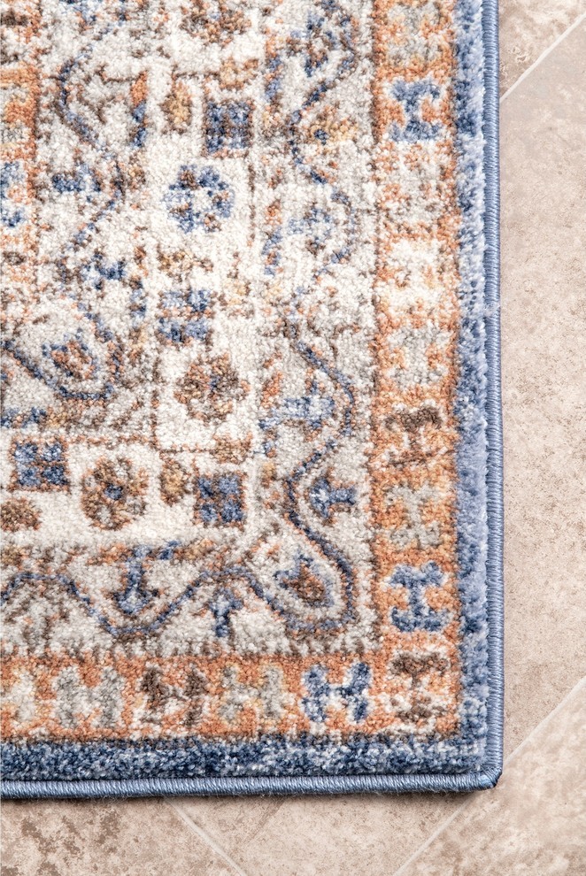 nuLOOM Nelly Traditional Vintage-Style Area Rug, Blue, 5'x7'5" | Houzz 