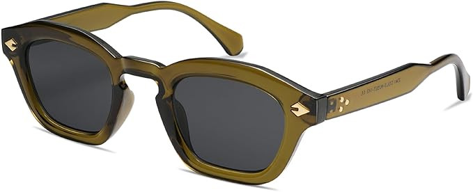 Retro Small Square Sunglasses for Women Mens Rectangle Sunnies AP3680 | Amazon (US)