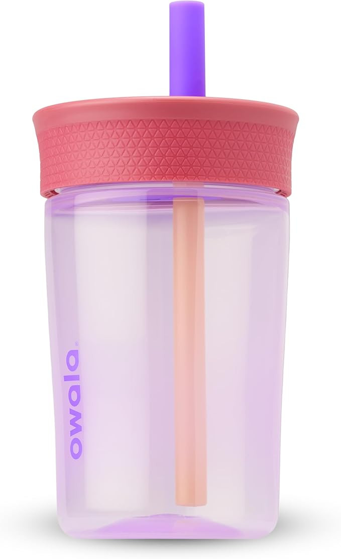Owala Kids Insulation BPA-Free Plastic Tumbler with Spill Resistant Flexible Straw, Easy to Clean... | Amazon (US)