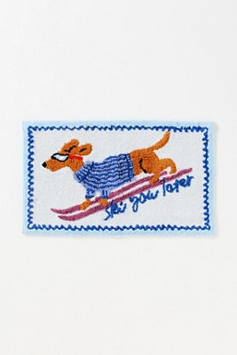 Ski You Later Tufted Bath Mat | Anthropologie (US)