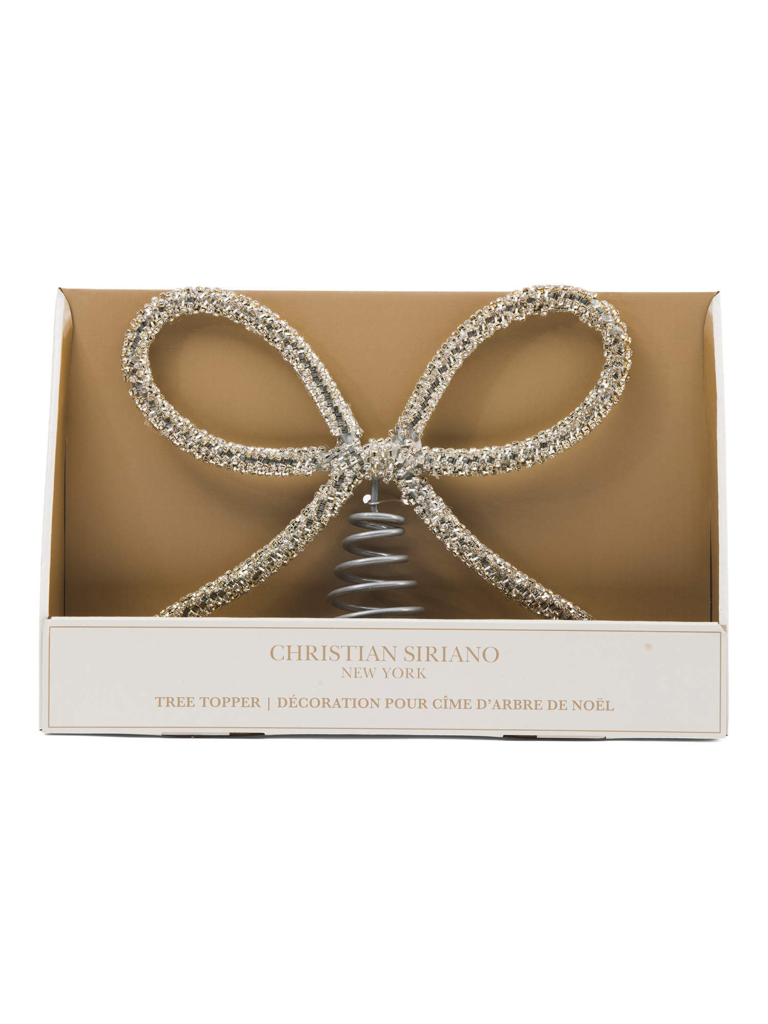 12in Bow Tree Topper | TJ Maxx