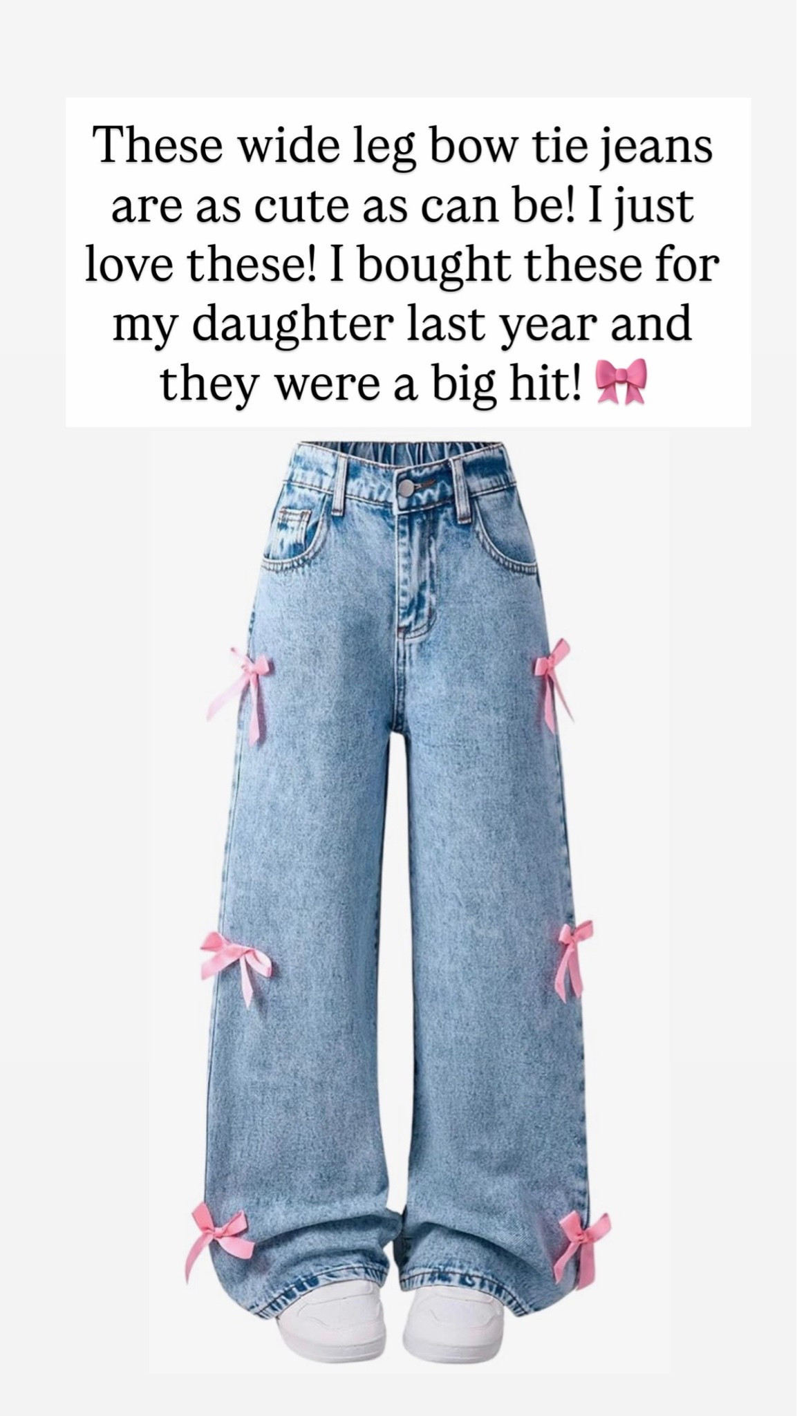 These jeans have these cute ribbons down them. So sweet!!!

#LTKKids
