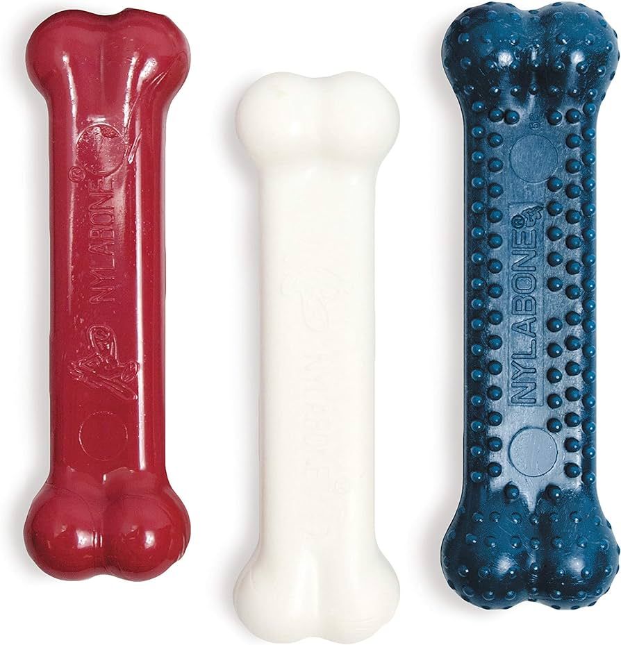 Nylabone Power Chew Toys Variety Triple Pack - Dog Toys for Aggressive Chewers - Indestructible D... | Amazon (US)