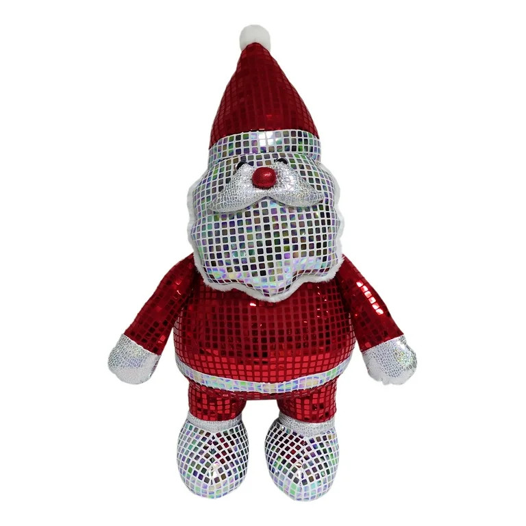 Holiday Time Disco Ball Snowman Christmas Plush | Walmart (US)