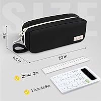 SUNEE Pencil Case, Large Capacity Pencil Pouch, Aesthetic Pen Bag Office Stationery Organizer Sim... | Amazon (US)