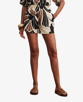 Women’s Good Time Pull-On Linen Shorts | Macy's