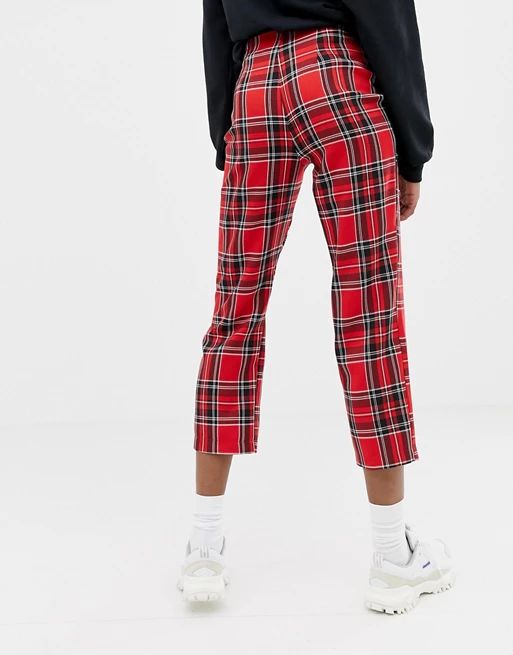 Reclaimed Vintage inspired pants in check | ASOS US