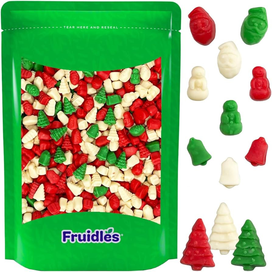 Fruidles Christmas Mello Cremes Gummi Bears Candy Sweet Confection Candies, Traditional Old Fashi... | Amazon (US)