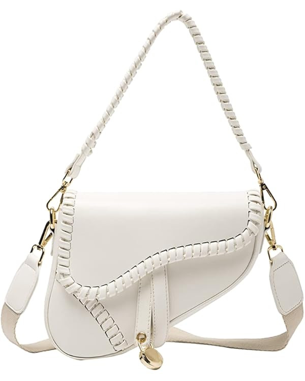 Yaopeing Saddle Shoulder Bags for Women,Trendy Small Crossbody Bag,PU Leather Clutch Purse Undera... | Amazon (US)