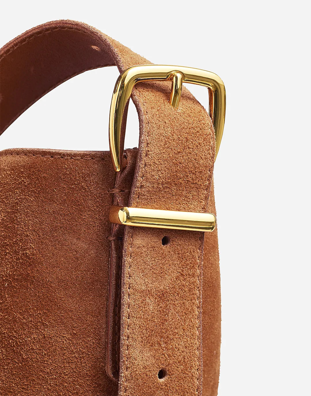 The Essential Bucket Tote in Suede | Madewell