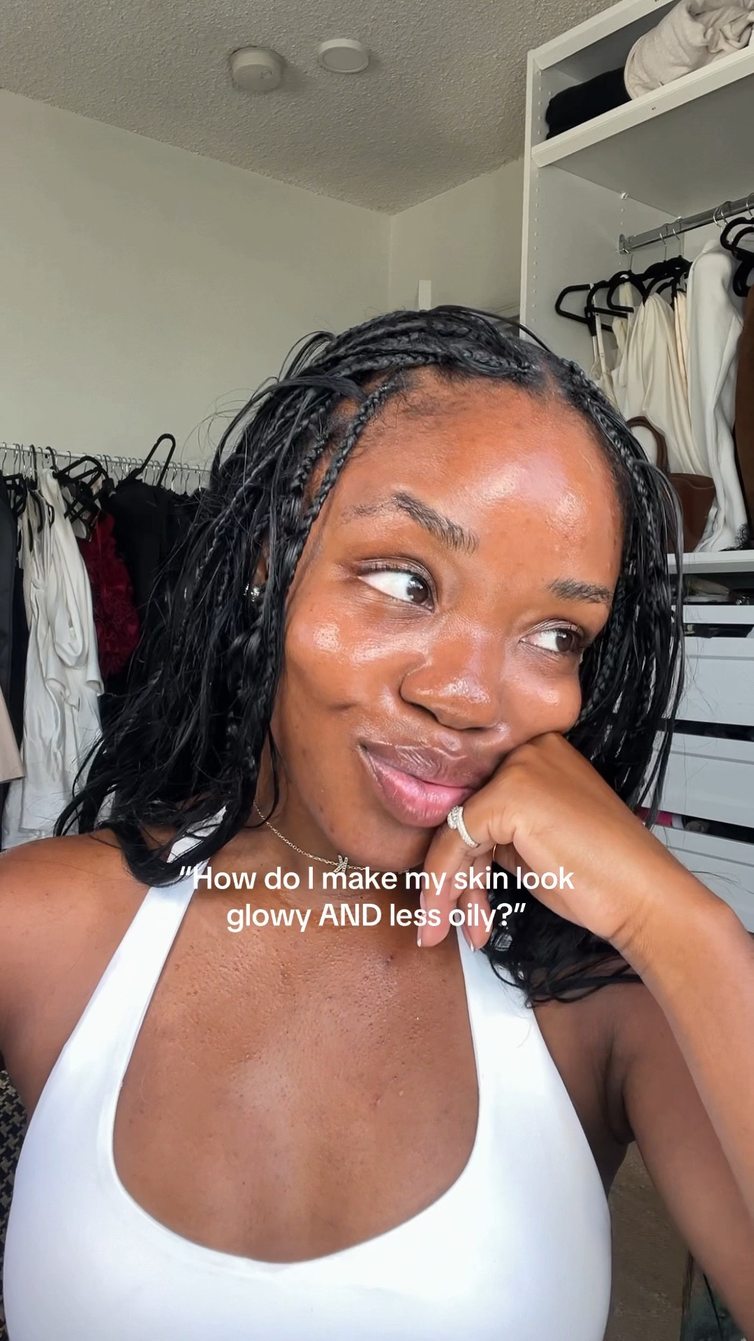 This routine on repeat✨🤍🔁 every product is linked on shopmy! #morningskincare #skincareroutine #oilyskin #acneproneskin #blackskincare 

#LTKBeauty