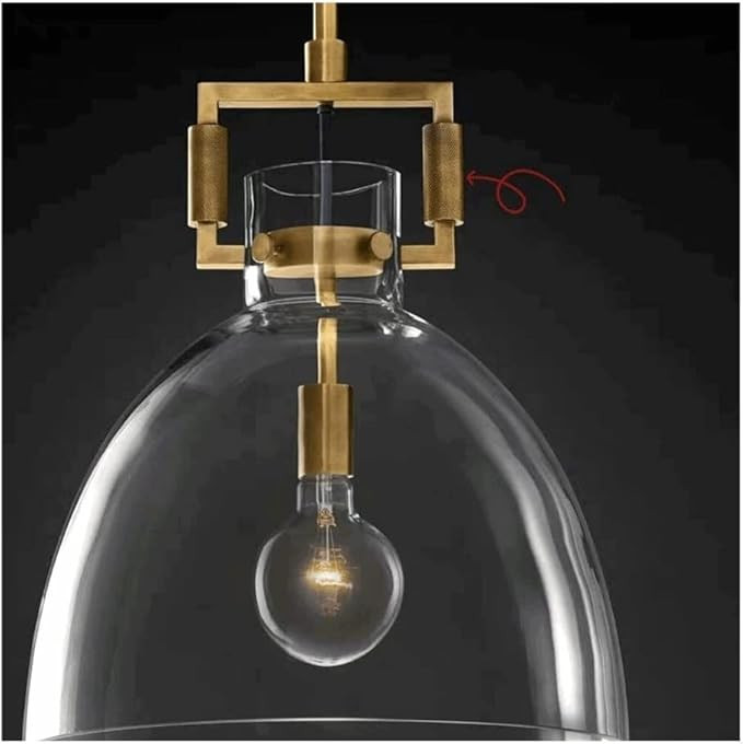 Industrial Pendant Light Modern Light Luxury Pendent Lamp Creative Industrial Glass Chandelier Gl... | Amazon (US)