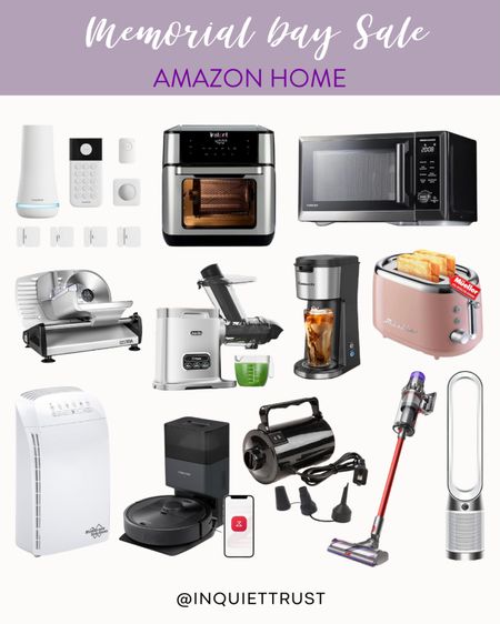 Catch this Dyson vacuum, roomba, microwave oven, air fryer, coffee maker, toaster, and more home appliances while they're on sale this Memorial Day Sale!
#affordablefinds #homedeals #cookingmusthave #kitchenessential

#LTKSeasonal #LTKSaleAlert #LTKHome