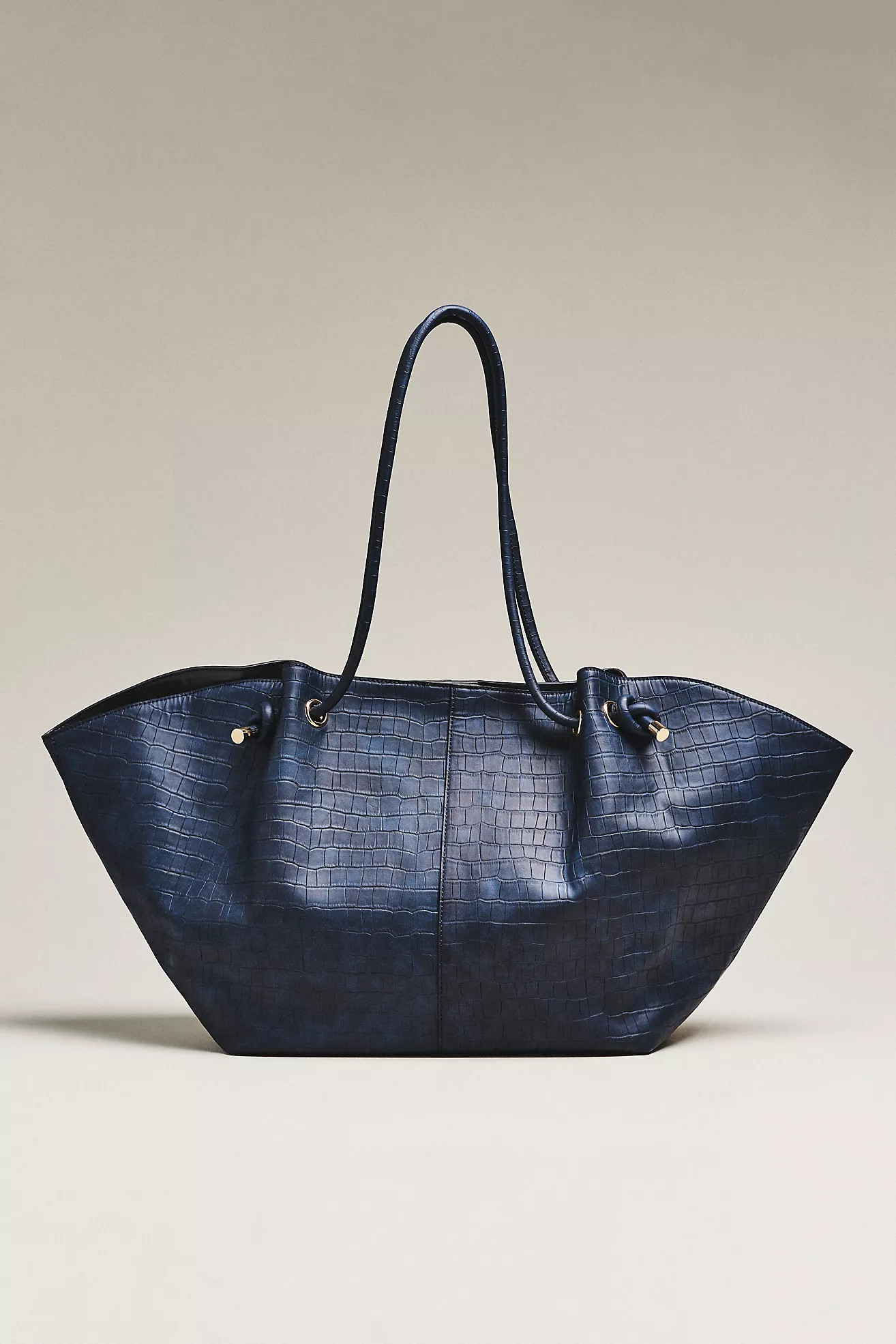 Maeve Embossed Croc Tote Bag | Anthropologie (US)