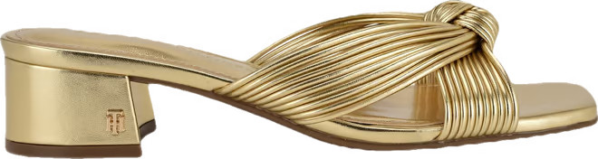 Tommy Hilfiger Women's Philie Knotted Crisscross Block Heel Sandals - Macy's | Macy's