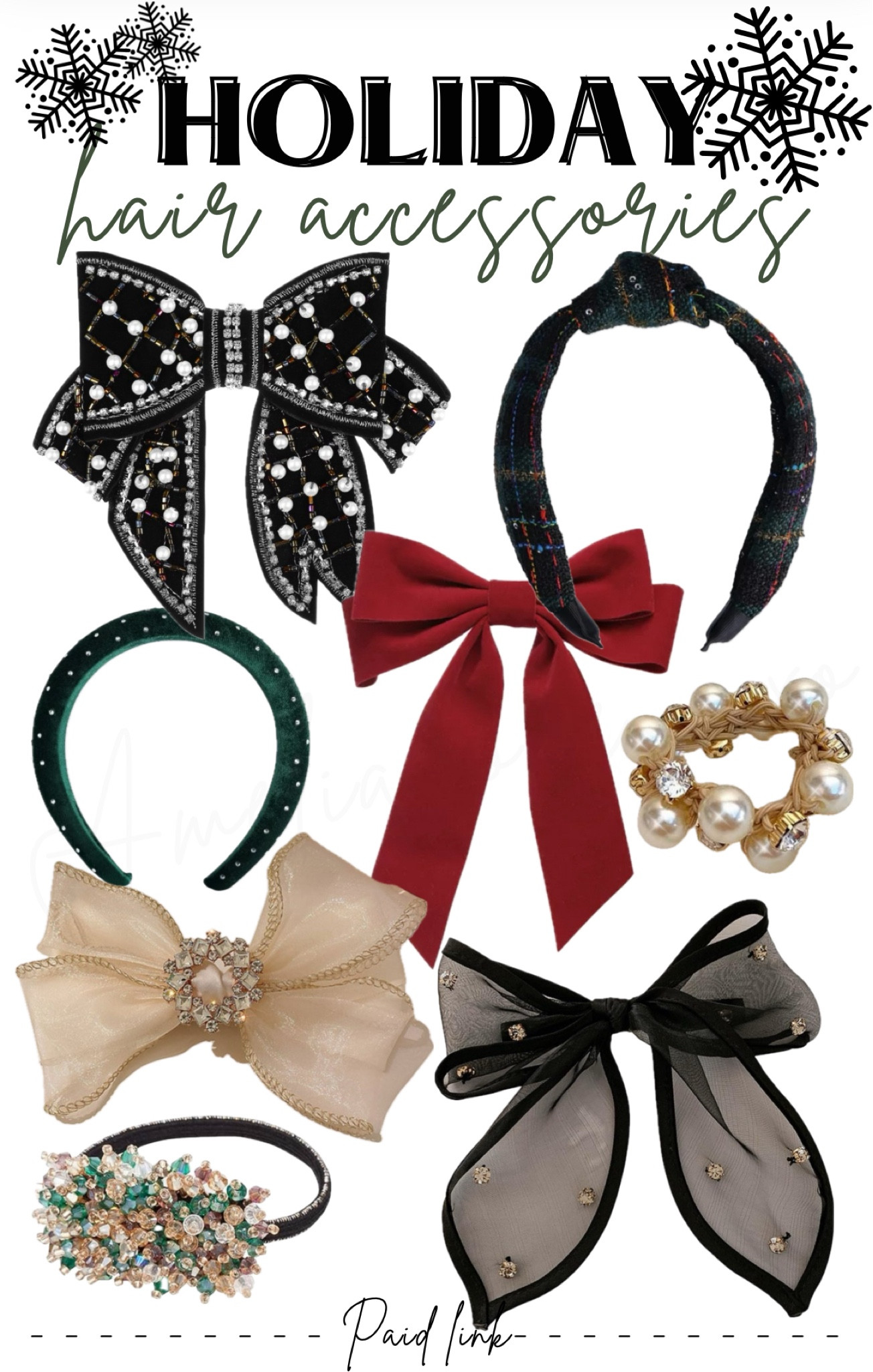 Holiday hair accessories 

#LTKfindsunder50 #LTKHoliday #LTKstyletip