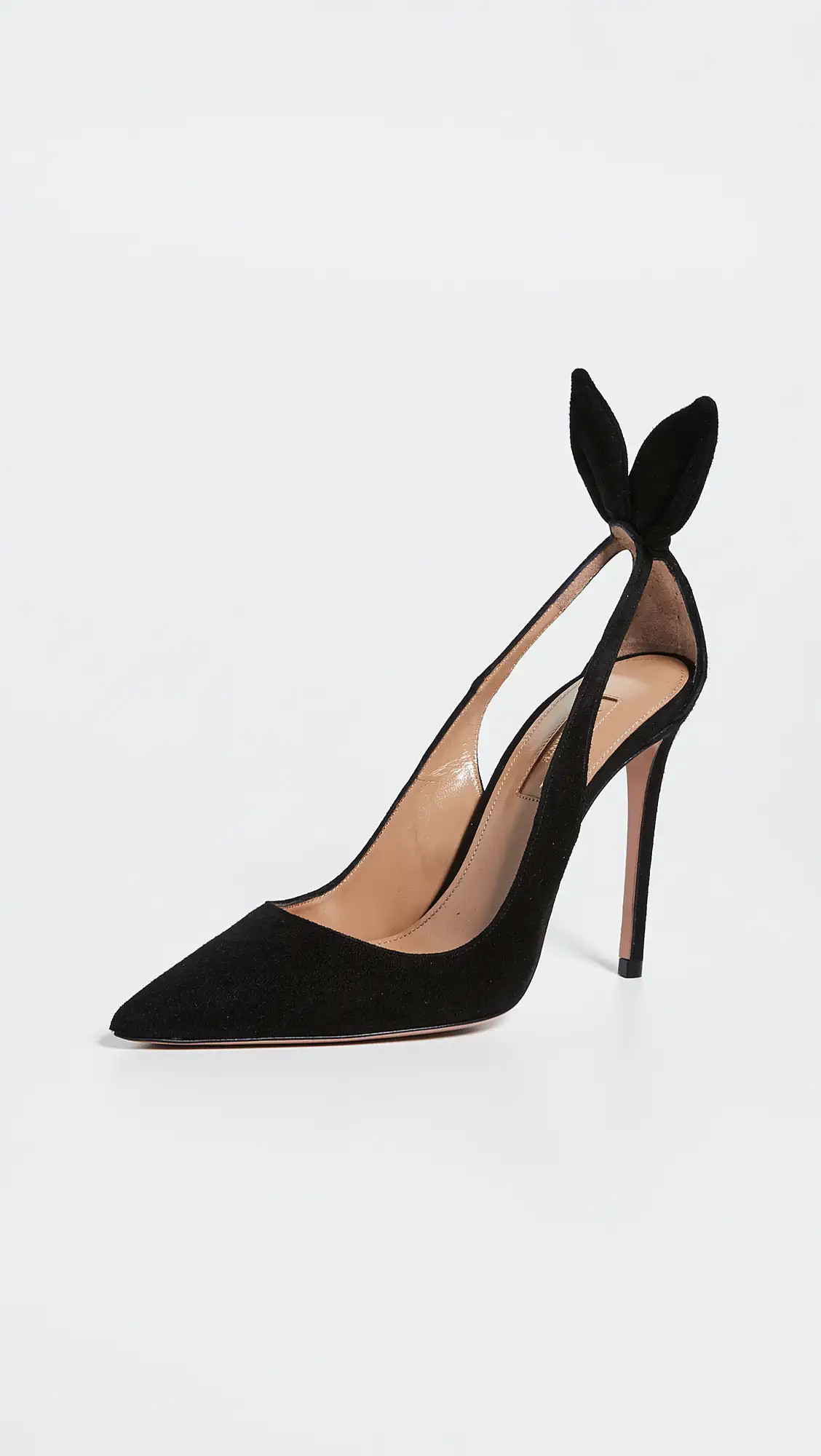 Aquazzura Bow Tie Pumps 105mm | Shopbop | Shopbop