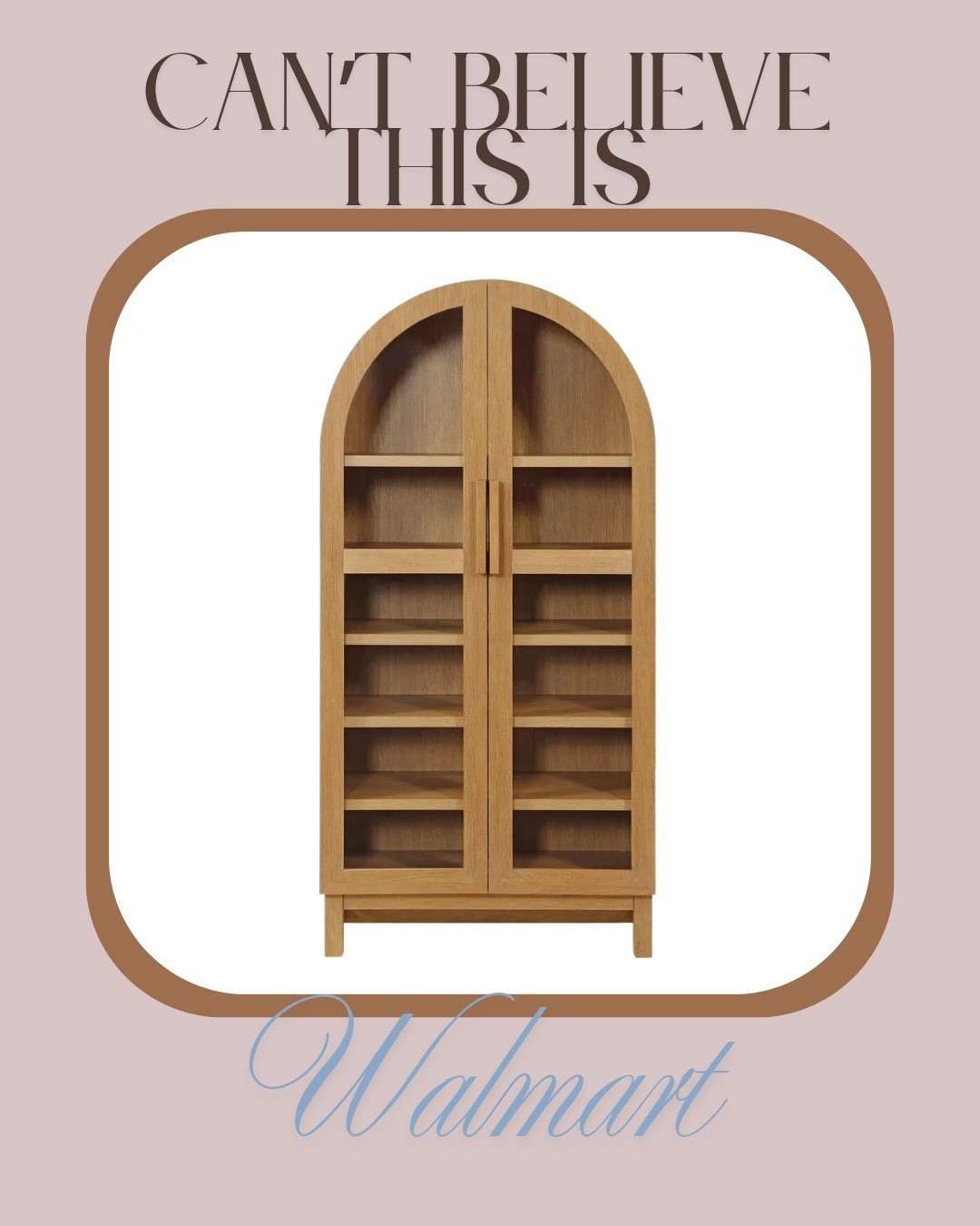 I love this cabinet hutch from Walmart. It looks so high end and very similar to something from pottery barn or crate and barrel #homedecor #home

#LTKHome