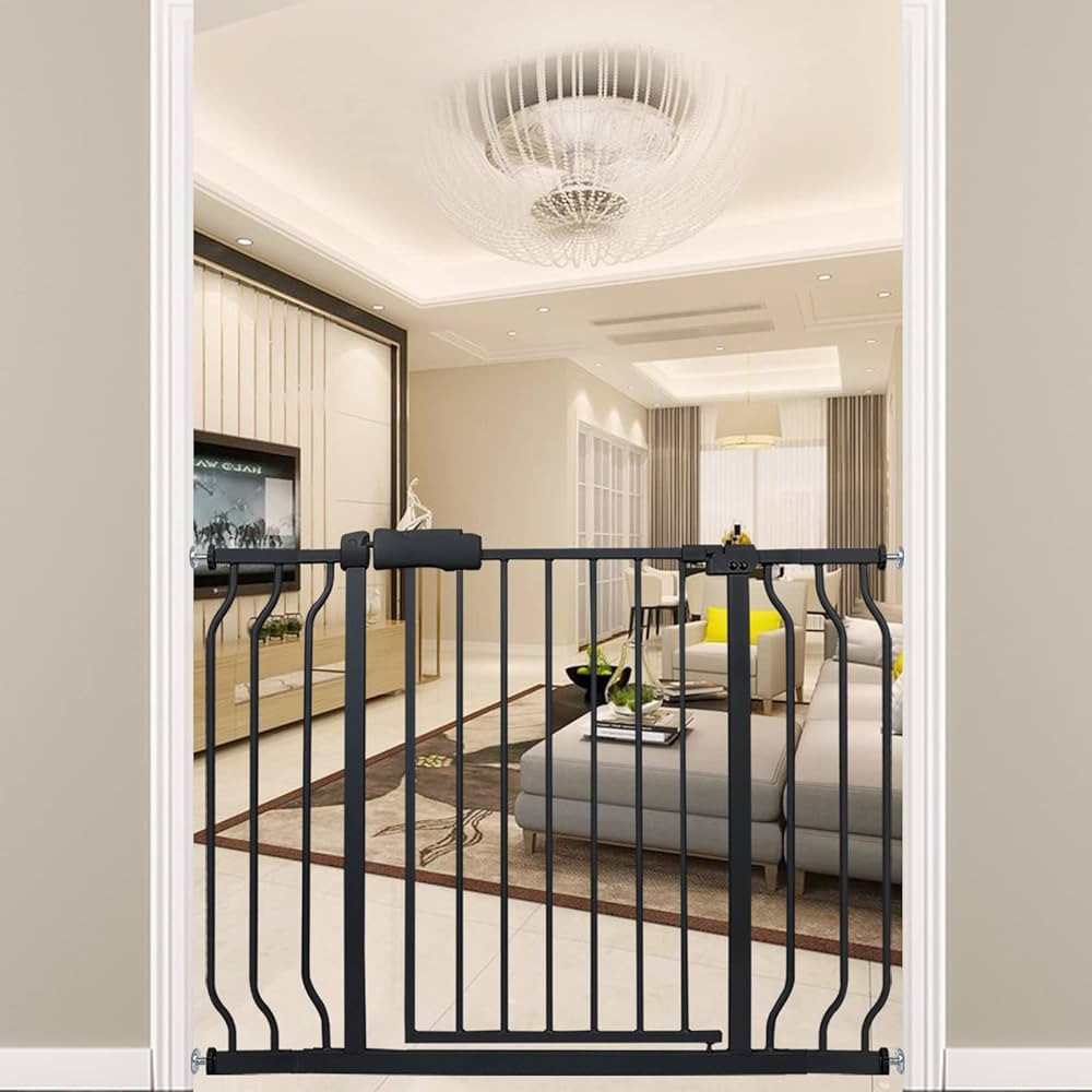 Galle Bear Extra Wide Baby Gate Pressure Mount Extra Wide Dog Gate Tension Indoor Safety Dog Gate... | Amazon (US)