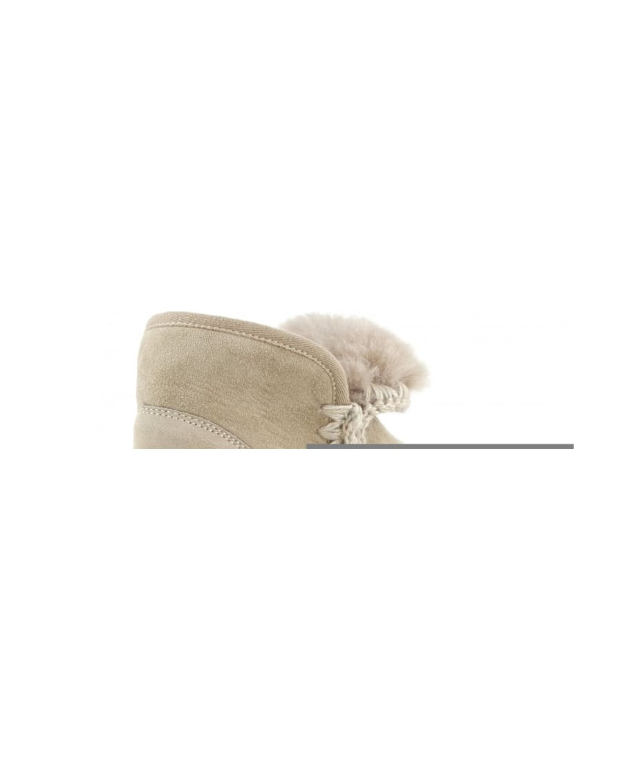 Eskimo Jogger In Camel Beige Sheepskin | Italist.com US