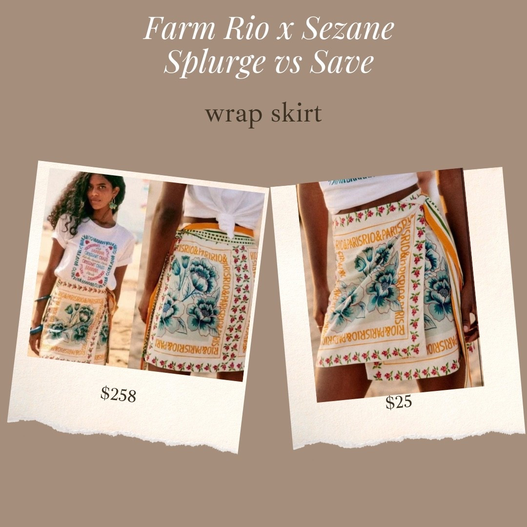 Just purchased!!!! How amazing is this wrap skirt 😍😍🤯🤯 nearly identical to this designer collab! Would also make the cutest swimsuit coverup! 

#LTKStyleTip #LTKSwim #LTKSummerEdit