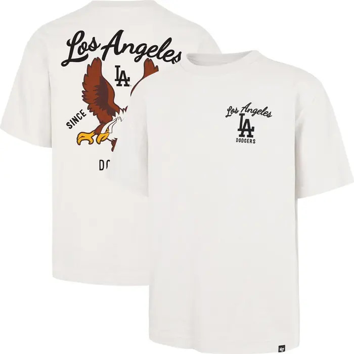 Men's '47 Cream Los Angeles Dodgers Souvenir Eagle Foundation T-Shirt | Nordstrom