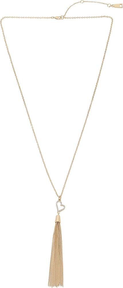 Heart Tassel Pendant Long Necklace | Amazon (US)