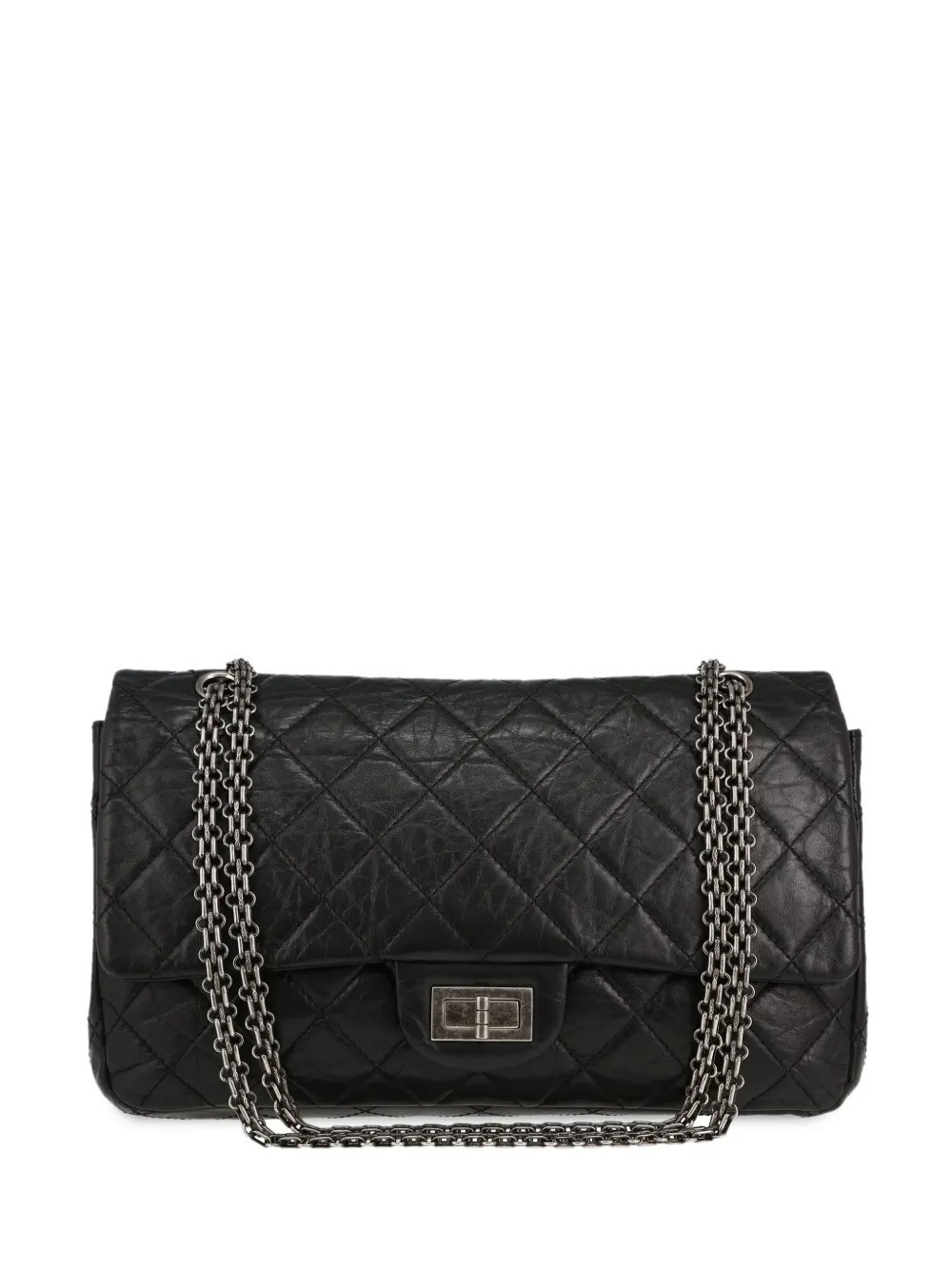 CHANEL Pre-Owned 2.55 Reissue shoulder bag - Black | Farfetch Global