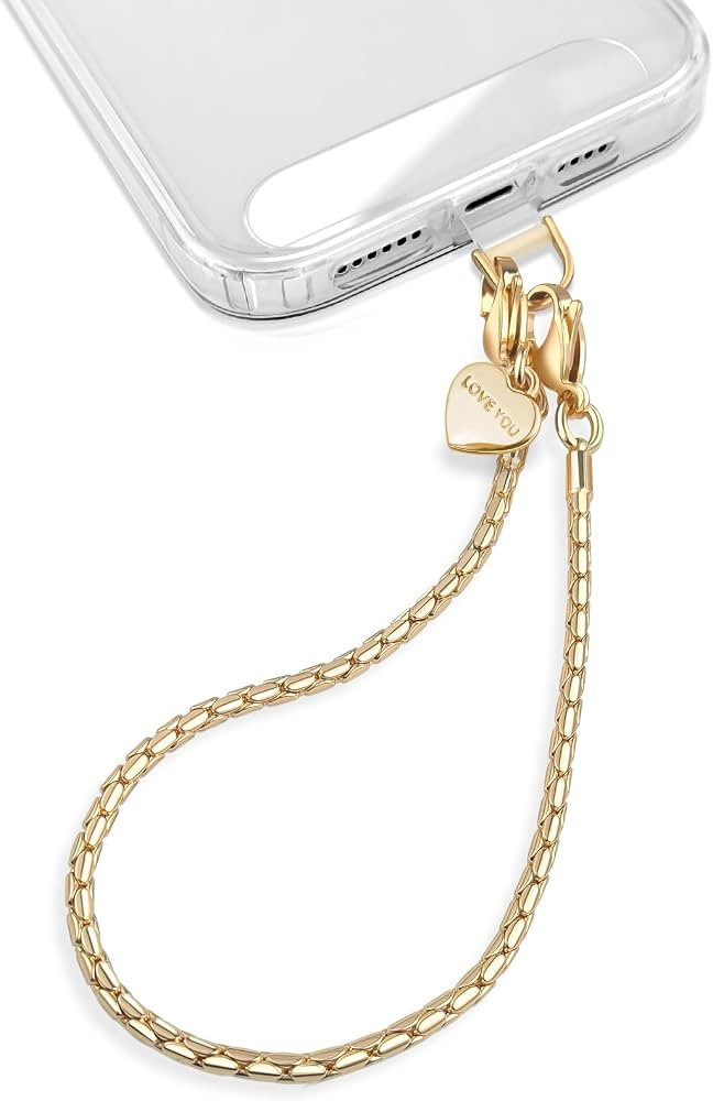 UKON Metal Phone Wrist Strap, Mobile Phone Chain Strap for Women Anti Theft Phones Lanyard with 2... | Amazon (UK)