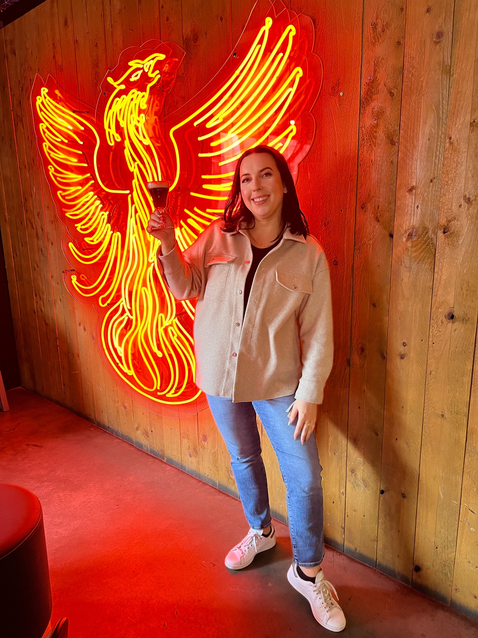 What I wore in Dublin Ireland / whiskey tasting outfit / straight leg jeans / beige shacket 

#LTKTravel #LTKMidsize #LTKShoeCrush