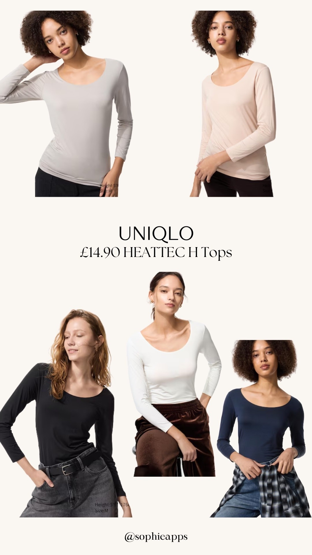 I  just wanted to share these tops as it’s so cold!! They’re thermal with a built in bra - they’re thin so great for layering as they’re not bulky but they’re SO warm!! Such good base layers I’m wearing them underneath everything at the moment!! And I love how they’re scoop next so you can’t see the neckline poking out of jumpers etc 🙌🏼 they come in loads of colours, I wear size XS!

#LTKeurope #LTKwinter #LTKuk