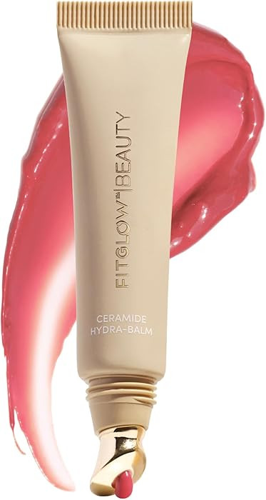 Fitglow Beauty Ceramide Hydra-Balm Lip Gloss | Hydrating Lip Serum with Peptides & Glutathione | ... | Amazon (US)