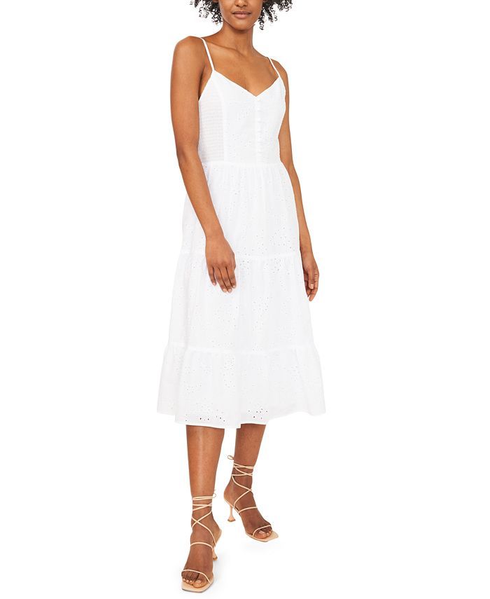 Gigi Smocked Midi Dress, Created for Macy's | Macys (US)