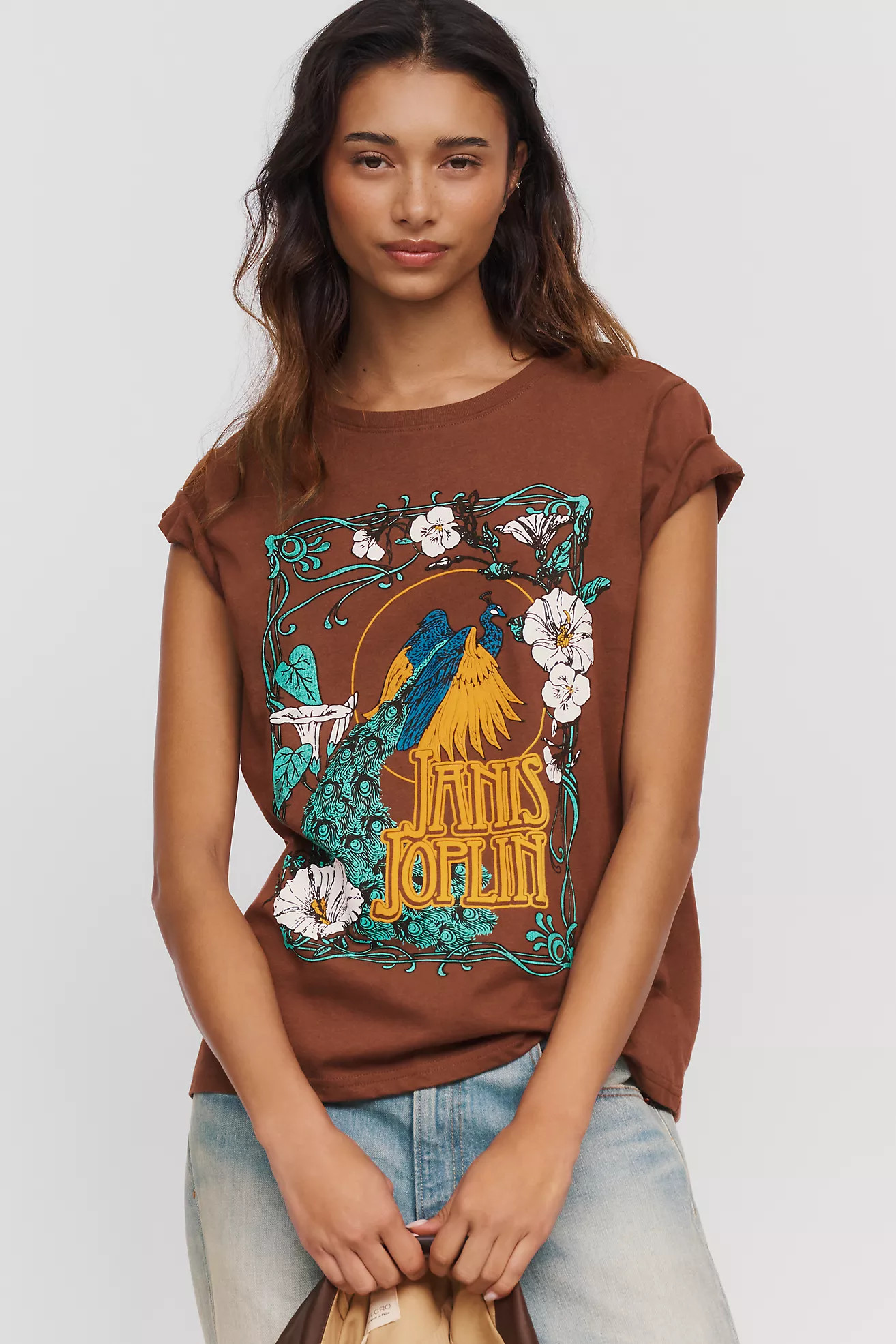 100% Cotton Janis Joplin Graphic Tee | Anthropologie (US)