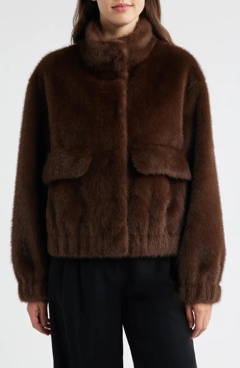 Sam Edelman Faux Fur Bomber Jacket | Nordstrom | Nordstrom