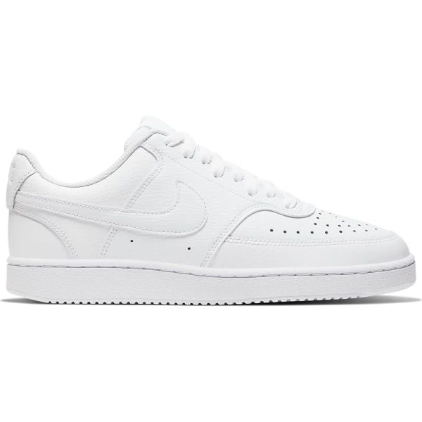 Women's Nike Court Vision Low Shoes 9.5 White/White-White | Scheels