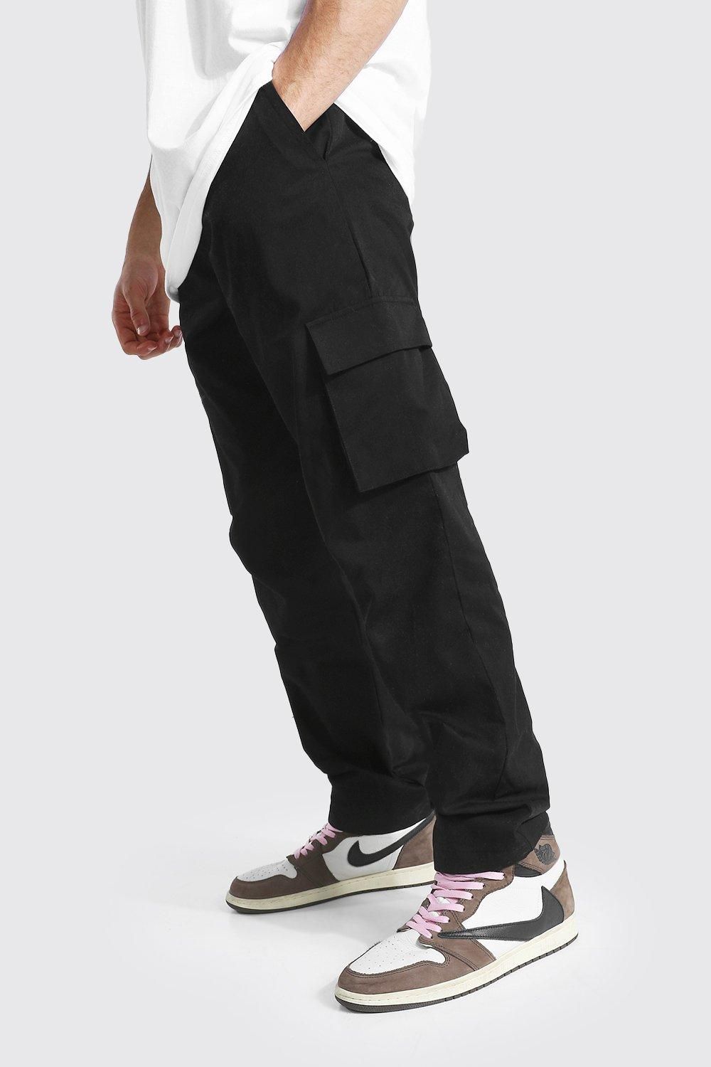 Relaxed Fit Cargo Chino Pants | boohooMAN (US & CA)